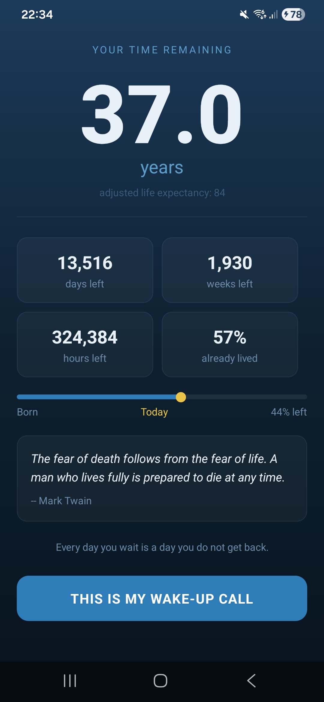 Your time remaining